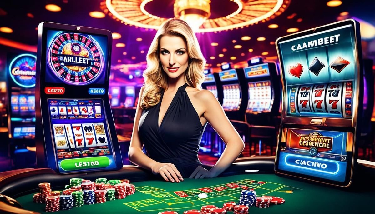 Tampilan antarmuka aplikasi hawa303 dengan pasar Liga 1 dan pilihan permainan slot